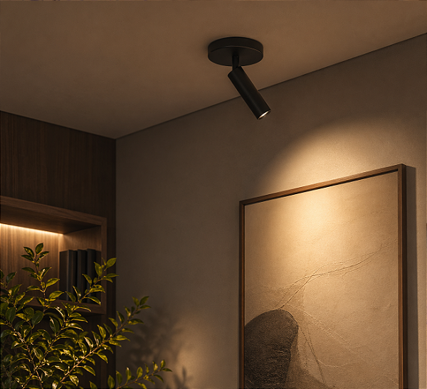 Spot HD Usina Design com Antiofuscante 15° LED 10W 2700K IRC90 19870-21LED2