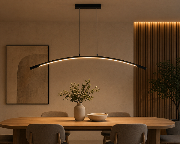 Pendente ARCH 90cm LED 12W 4000K – Usina Design 19915-900LED4