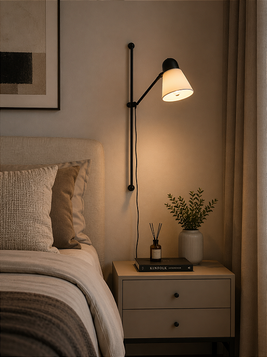 Arandela Articulada CORA LED 12W 4000K – Usina Design 19940-1LED4