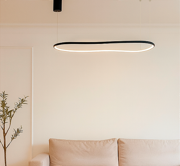 Pendente CLOUD 130cm LED 52W 4000K Canopla para Laje – Usina Design 19961-130LED4