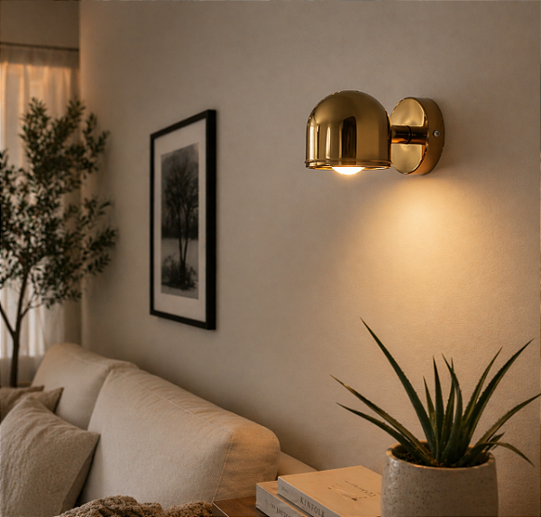 Arandela Punto LED 64W 4000K 75x105x70mm Bivolt – Usina Design 19928-1LED4