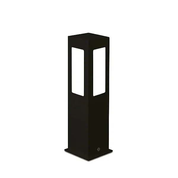 Poste Jardim Alberino E27 500mm Tubo Quadrado 75mm – Usina Design 5520-50