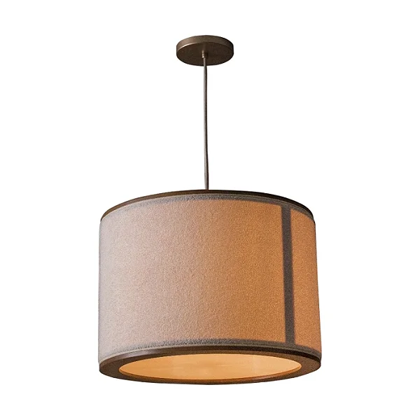 Pendente Madelustre Apollo Nature Ø40x28cm Boucle Natural E27 Castanho Dourado 3422-88