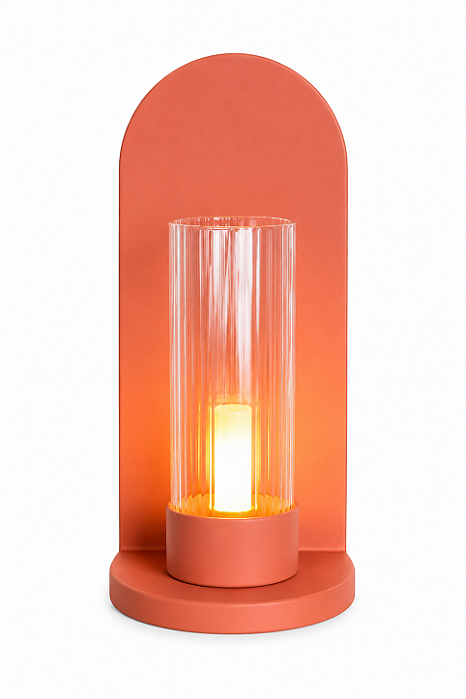 Arandela Metal Domado 6665 Lampe Un Fita LED 9W G9 Halopin 17x36x20cm Alumínio Acrílico e Vidro Bivolt