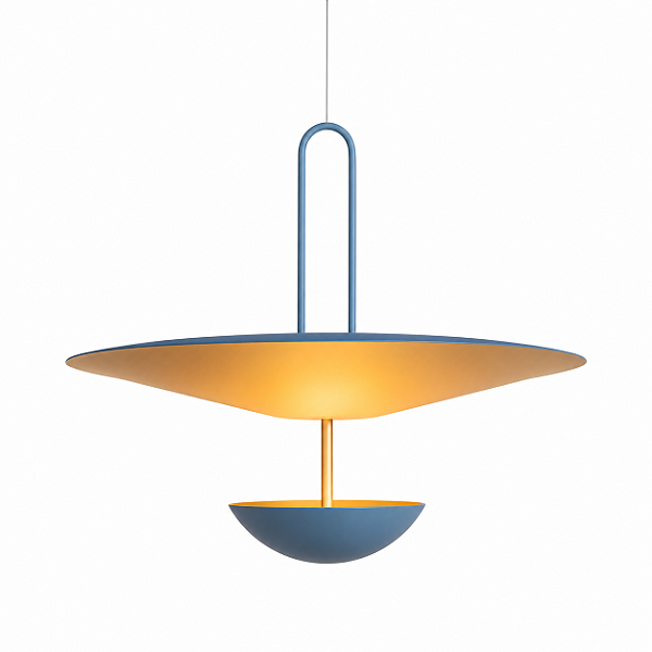Pendente Metal Domado 6574 Eclipse In G 2xG9 Halopin 56x50x56cm Alumínio Bivolt