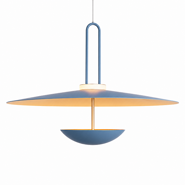 Pendente Metal Domado 6575 Eclipse Light GG Fita LED 1,8W 4xG9 Halopin 80x70x80cm Alumínio e Acrílico Bivolt