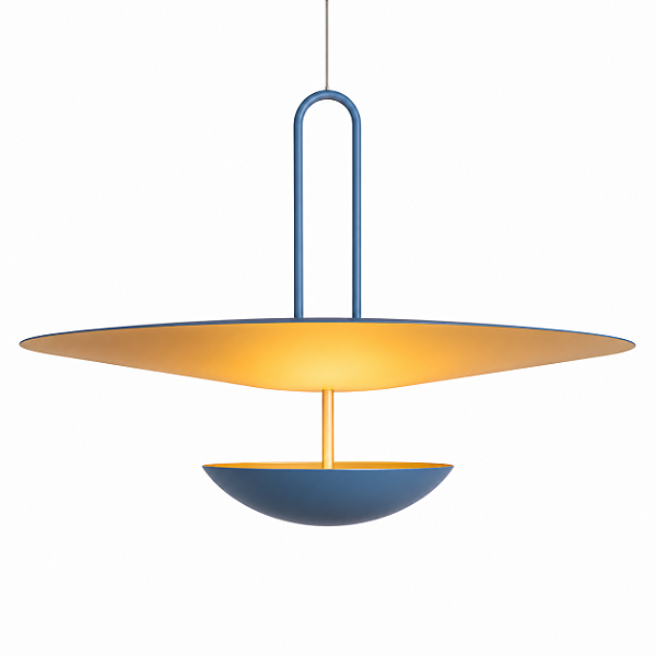 Pendente Metal Domado 6576 Eclipse In GG 4xG9 Halopin 80x60x80cm Alumínio Bivolt