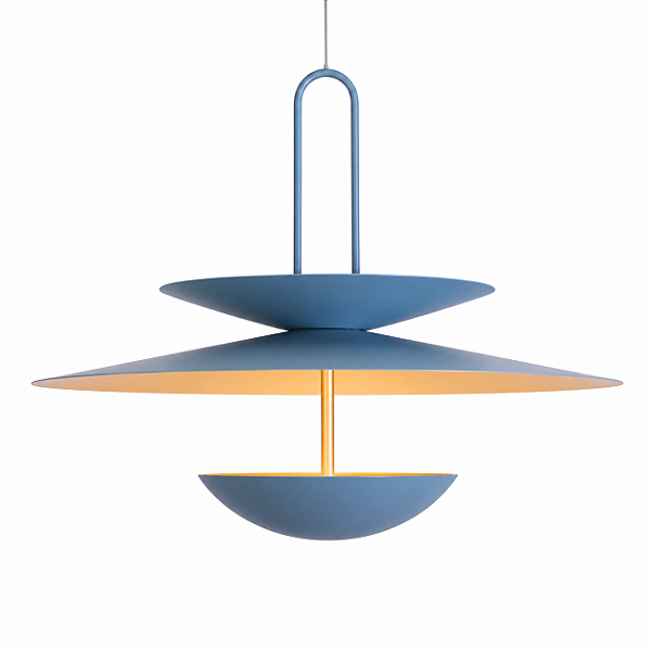 Pendente Metal Domado 6577 Eclipse Duo GG 6xG9 Halopin 80x70x80cm Alumínio Bivolt