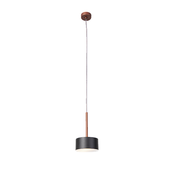 Pendente Metal Domado 6360 Moobe Pan 2xG9 Halopin LED 5,4W 3000K 10x18x10cm Alumínio e Acrílico