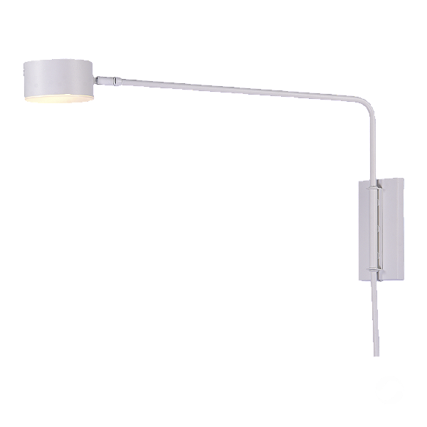 Arandela Metal Domado Moobe Pan Simples G 6179 LED 5,4W 3000K Alumínio e Acrílico