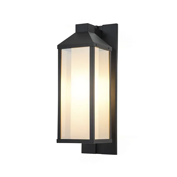 Arandela Metal Domado Vintage P 5838 60cm Alumínio Vidro e Policarbonato UV E27
