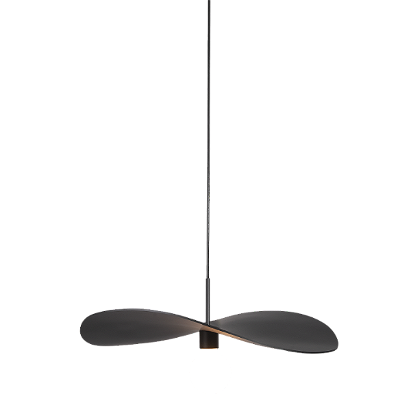 Pendente Metal Domado Fluid Ball 35cm 6247B Alumínio Acrílico e Vidro G9