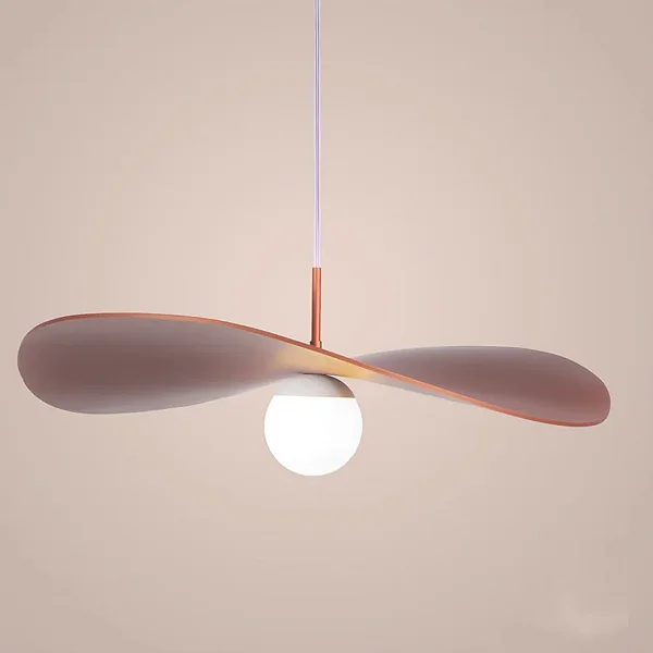 Pendente Metal Domado Fluid 60cm Ball 6250B Alumínio Acrílico e Vidro G9