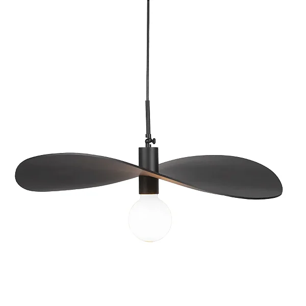 Pendente Metal Domado Fluid 80cm Ball 6260B Alumínio Acrílico e Vidro E27