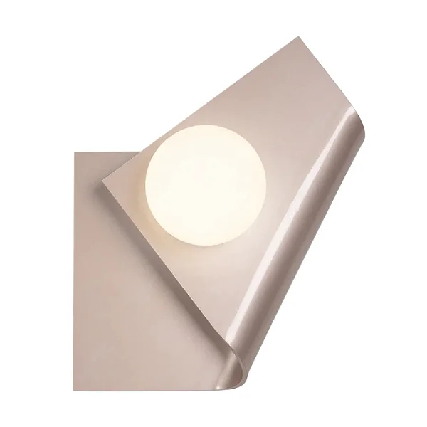 Arandela Metal Domado Papir Ball 6295 Vidro G9 30cm