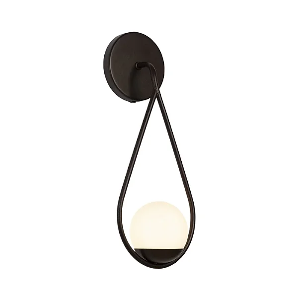 Arandela Metal Domado Sole Gota 6077 Vidro G9 41cm