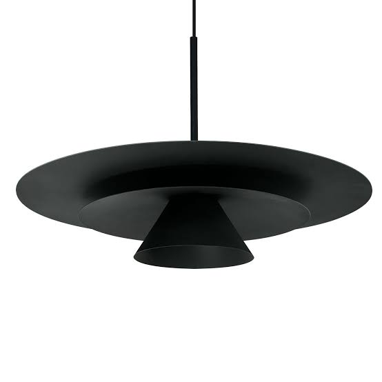 Pendente Tutu 537 Ø600x160mm 1x GU10 LED Dicróica Alumínio
