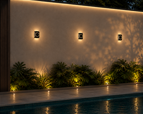 Arandela Metal Domado Nano Retangular 7021 LED