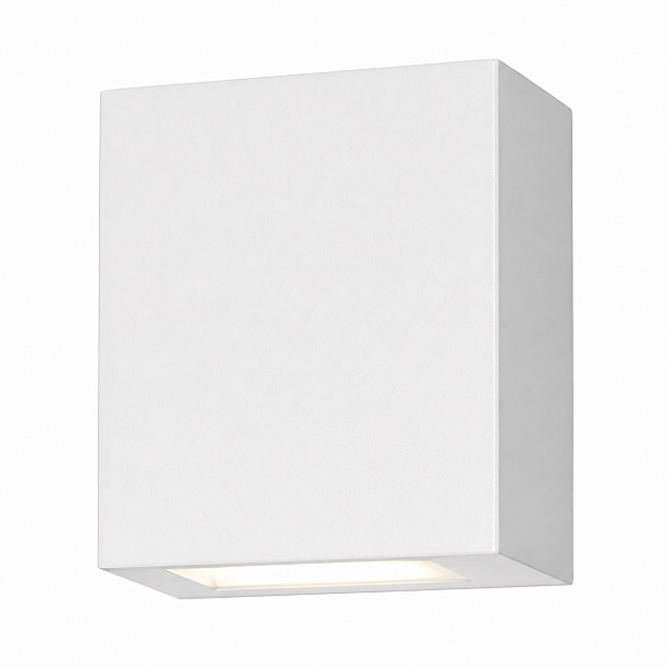 5361G/L - Arandela Kasse Quadrada Sem Kit G9 ou LED 6W em Alumínio e Vidro