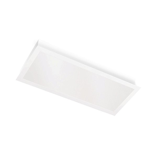 Embutido Retangular Recuado P Metal Domado Código 21700 30cm para 3 Lâmpadas Bulbo E27