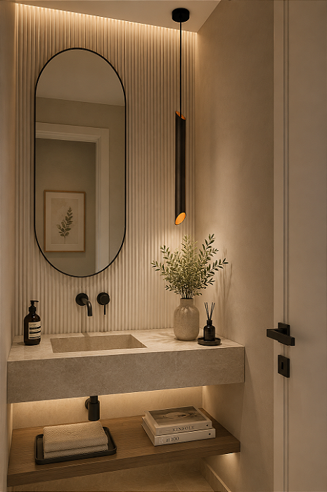 Pendente TUB P Chanfrado Metal Domado Código 5576G/L 50cm LED 3W 3000K ou G9 em Alumínio