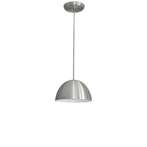 Pendente Pilka P Metal Domado Código 5483 22cm para Lâmpada Bulbo E27 em Alumínio