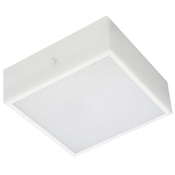 Plafon Quadrado 50cm Metal Domado Código 5169 para 5 Lâmpadas Bulbo E27 em Alumínio e Vidro