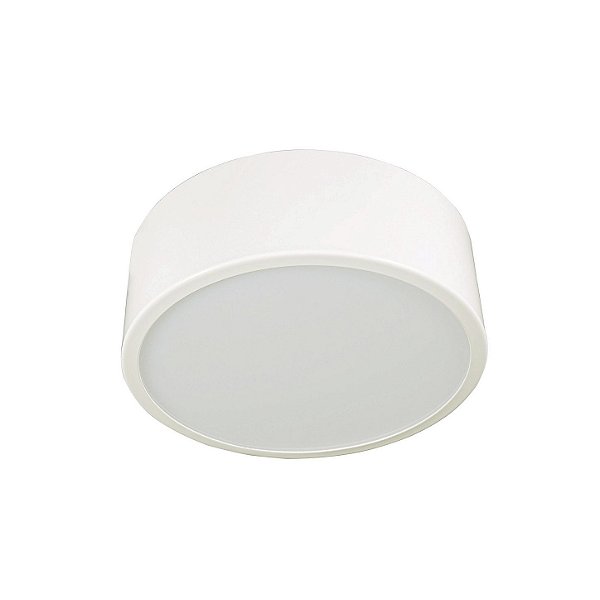Plafon Redondo Liso 30cm Metal Domado Código 5321 para 2 Lâmpadas Bulbo E27 em Alumínio e Vidro