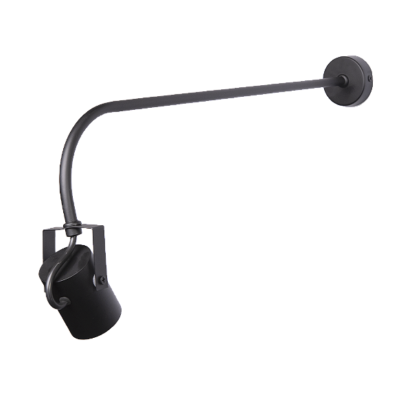Balizador de Parede Mini Redondo GU10 ou LED 3W 3000K em Alumínio e Acrílico 50204G/L