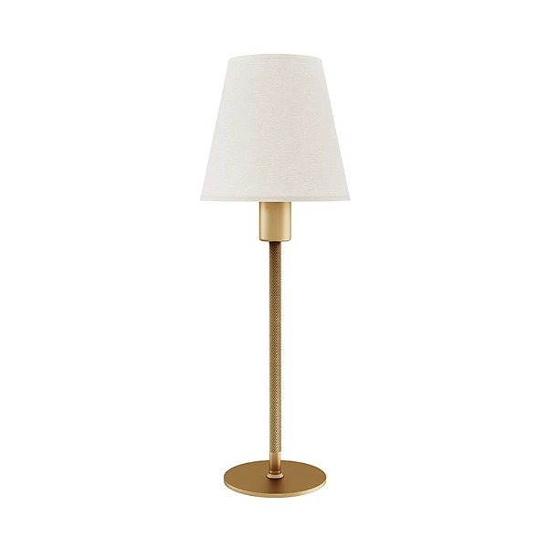 Abajur Foco Metallo Leone AB-221 em Metal 1xE27 para Mesa Lateral, Cabeceira e Sala de Estar