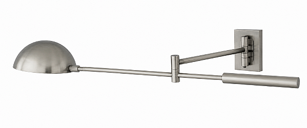 Arandela Articulada Foco Metallo Astro Cúpula Bowl AR-150 em Metal 1xG9 para Cabeceira, Sala e Leitura