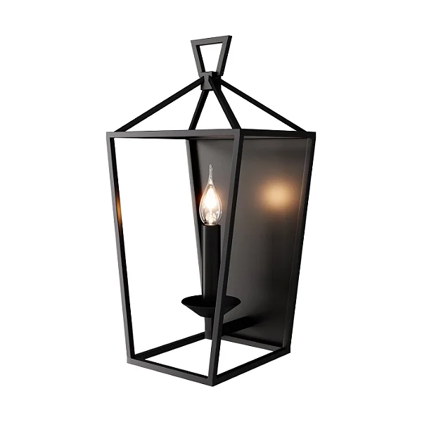 Arandela Foco Metallo Inglesa AR-140 em Metal 1xE14 para Sala, Quarto, Hall e Corredor