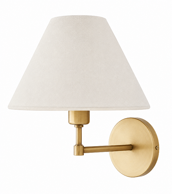 Arandela Mônaco AR-151 Foco Metallo 26cm x 30,6cm para 1 Lâmpada E27 | Luminária de Parede Decorativa