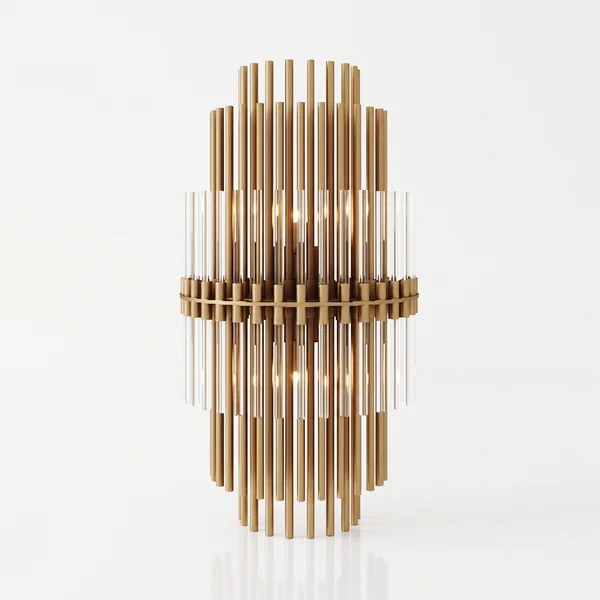 Arandela Ravello AR-169 Foco Metallo 56,8cm com 2 Lâmpadas G9 | Luminária de Parede Moderna