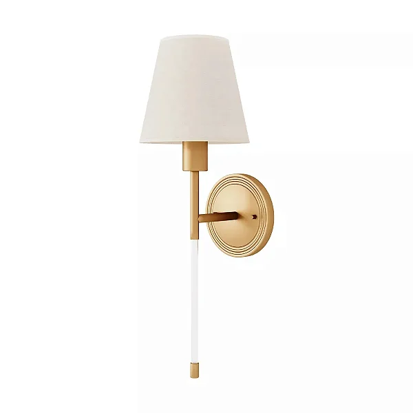 Arandela Volterra AR-130 Foco Metallo 51,9cm para 1 Lâmpada E27 | Luminária de Parede Decorativa