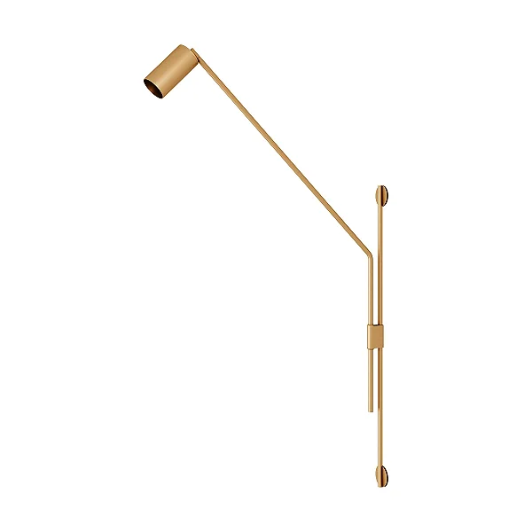 Coluna de Parede Cilindro Articulada CO-313-LD Foco Metallo Ligação Direta 1 Lâmpada GU10 | Luminária de Parede