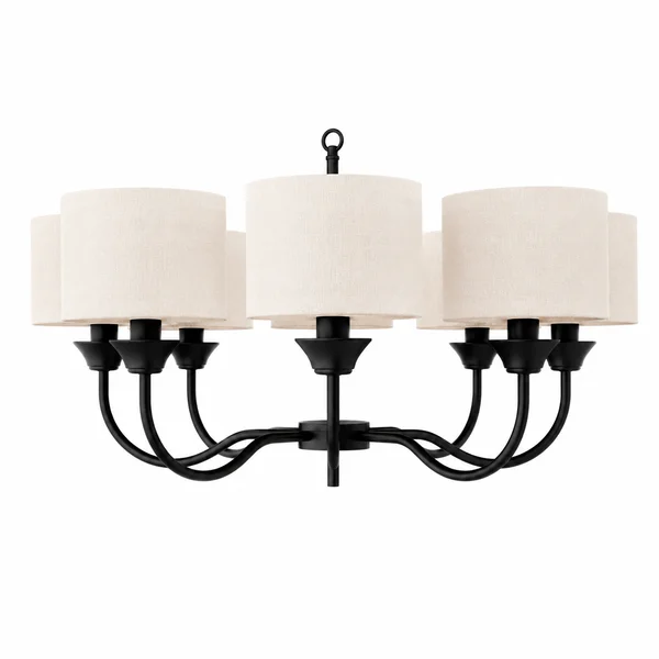 Lustre Alba 8 Braços LU-432-8 Foco Metallo 8 Lâmpadas E27 | Lustre Decorativo Moderno