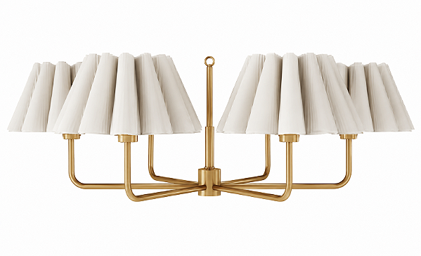 Lustre Delicato LU-453 Foco Metallo 6 Lâmpadas E27 | Lustre Decorativo Moderno