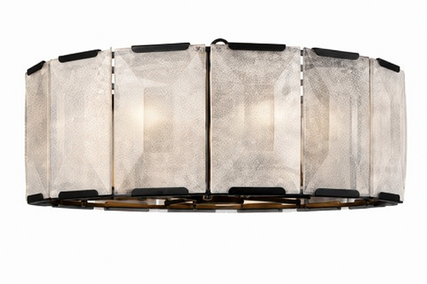 Lustre Marmo P 7 Lâmpadas E27 para Sala de Jantar, Living e Hall Moderno Foco Metallo LU-447
