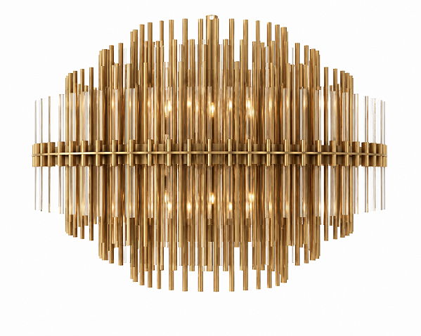 Lustre Ravello 12 Lâmpadas G9 para Sala de Jantar, Living e Hall de Entrada Foco Metallo LU-444