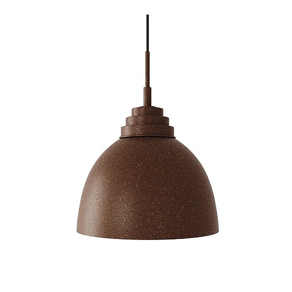 Pendente Siziano 1 Lâmpada E27 para Bancada, Mesa de Jantar e Cozinha Gourmet Foco Metallo PE-533