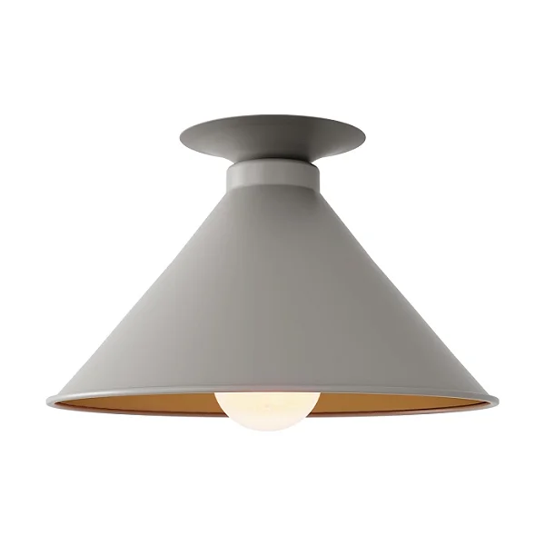 Plafon Foco 31cm 1 Lâmpada E27 para Sala, Quarto e Corredor Foco Metallo PL-801-31