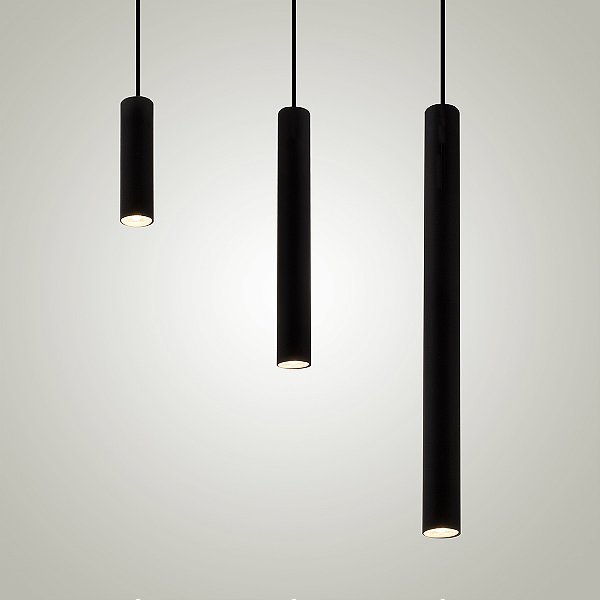 Pendente Itamonte Tubolare MR11 463/30 Ø38x295mm 1x GU10 em Alumínio para LED Mini Dicróica MR11