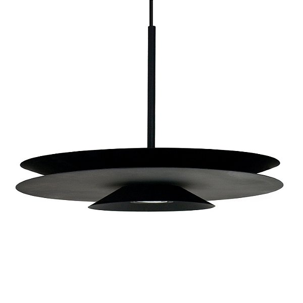 Pendente Tutu 534 Ø400x90mm 1x GU10 LED Dicróica Alumínio