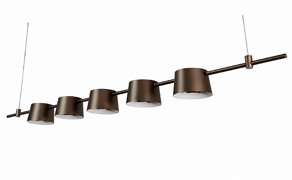 Pendente Nina B5 555-301 LED Integrado 5x4W Alumínio