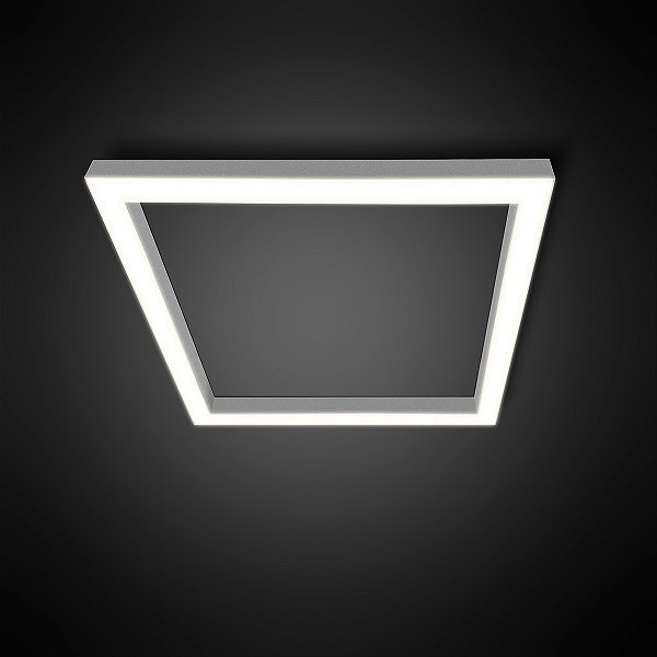 Plafon Itamonte Tech Soft P 340 x 340 x 20 mm LED Integrado 30W 3150lm Perfil Slim 4295-301