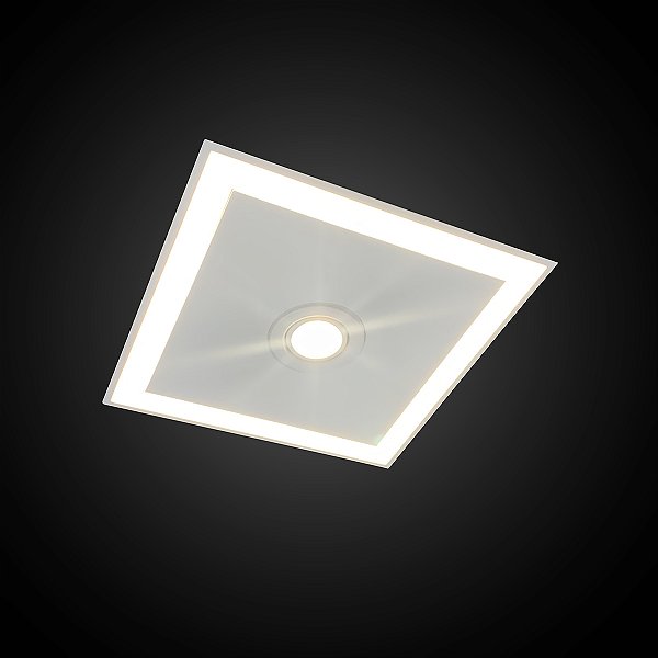 Luminária de Embutir Itamonte Tech Set 350 x 350 mm LED Integrado 30W + AR70 GU10 Perfil Slim 2048-301