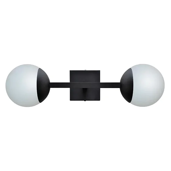 Arandela Itamonte Cambucá 150 x 500 x 150 mm 2x G9 Vidro Fosco Branco 266