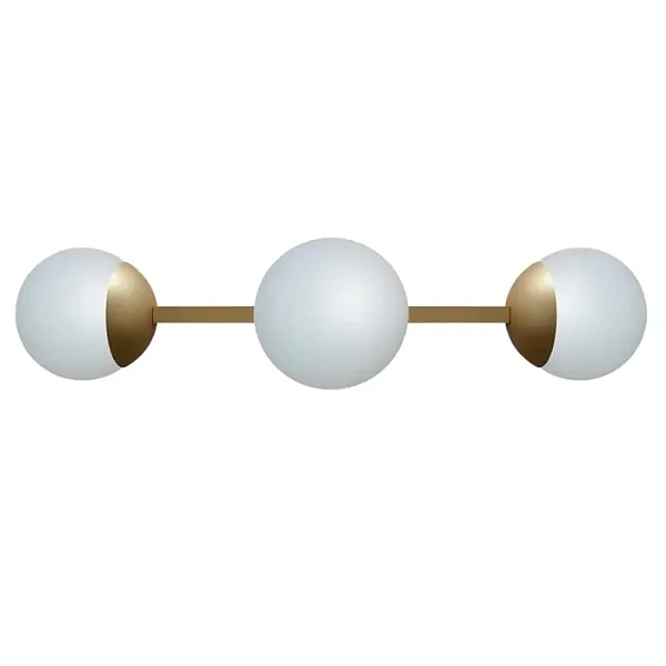 Arandela Itamonte Cambucá 150 x 700 x 300 mm 3x G9 Vidro Fosco Branco 267