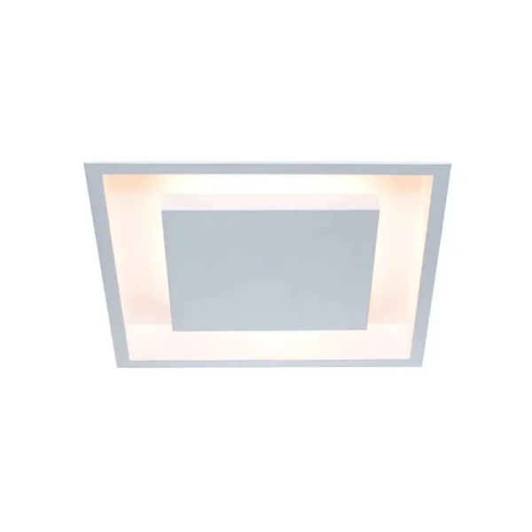 Luminária de Embutir Itamonte Eclipse 300 x 300 mm 2x E27 em Alumínio 2041/30